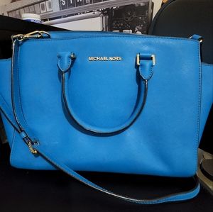 MICHAEL KORS purse - Selma Medium Saffiano Leather